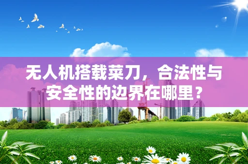 无人机搭载菜刀，合法性与安全性的边界在哪里？
