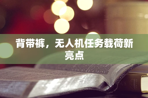 背带裤，无人机任务载荷新亮点