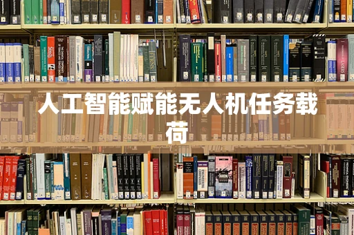 人工智能赋能无人机任务载荷