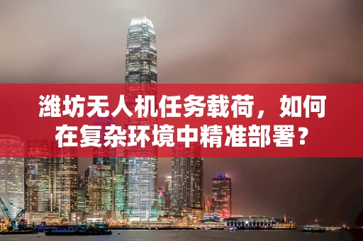 潍坊无人机任务载荷，如何在复杂环境中精准部署？