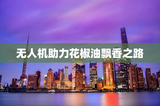 无人机助力花椒油飘香之路
