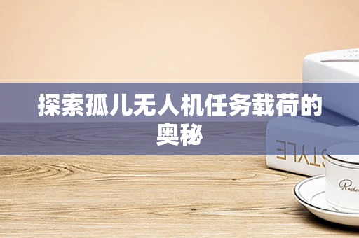 探索孤儿无人机任务载荷的奥秘
