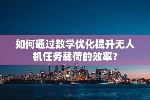 如何通过数学优化提升无人机任务载荷的效率？