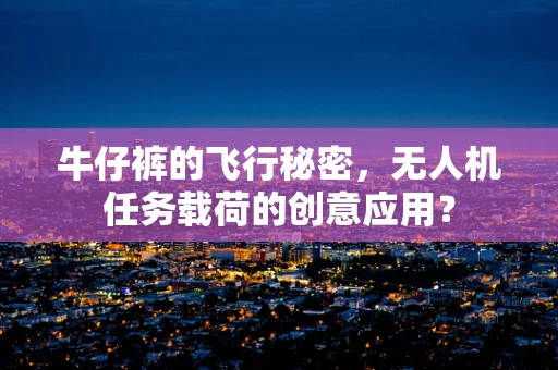 牛仔裤的飞行秘密，无人机任务载荷的创意应用？