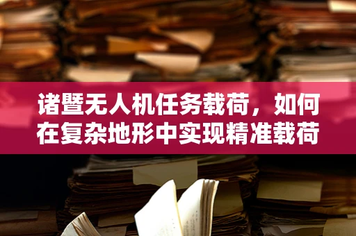 诸暨无人机任务载荷，如何在复杂地形中实现精准载荷投放？