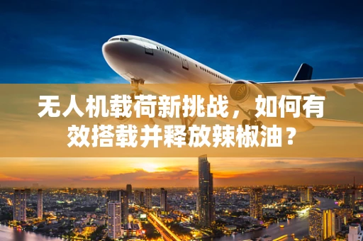 无人机载荷新挑战，如何有效搭载并释放辣椒油？