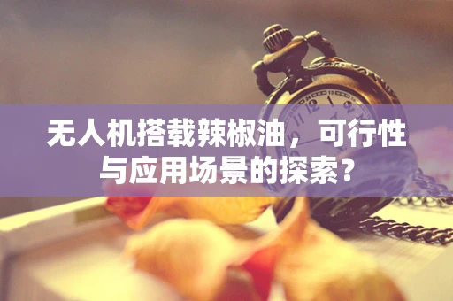 无人机搭载辣椒油，可行性与应用场景的探索？