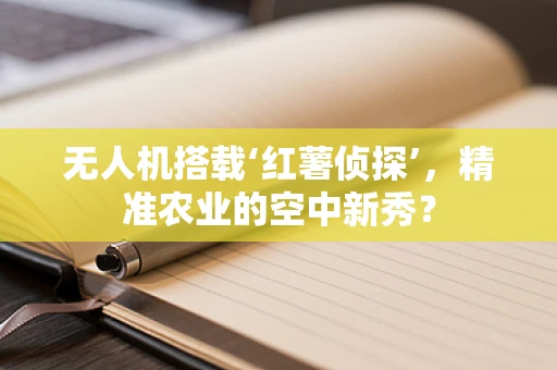 无人机搭载‘红薯侦探’，精准农业的空中新秀？