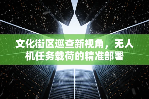 文化街区巡查新视角，无人机任务载荷的精准部署