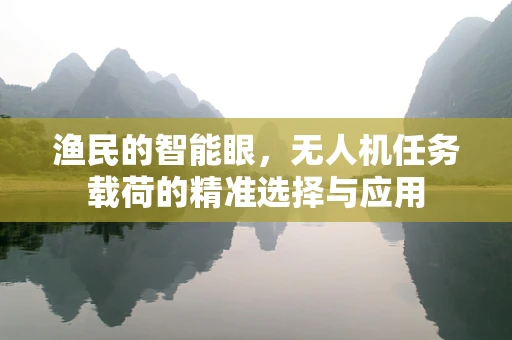 渔民的智能眼，无人机任务载荷的精准选择与应用