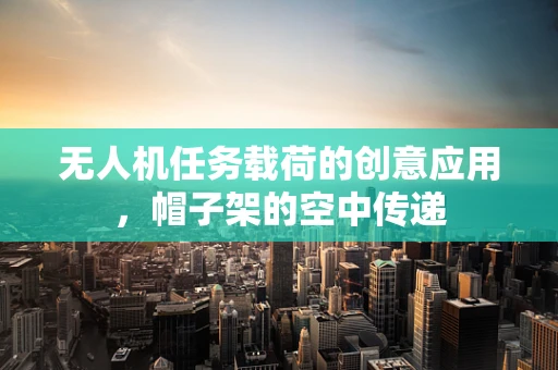 无人机任务载荷的创意应用，帽子架的空中传递