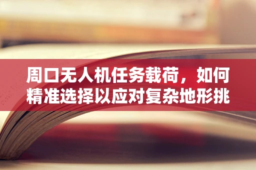 周口无人机任务载荷，如何精准选择以应对复杂地形挑战？