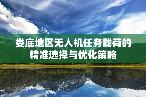 娄底地区无人机任务载荷的精准选择与优化策略