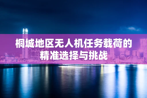 桐城地区无人机任务载荷的精准选择与挑战