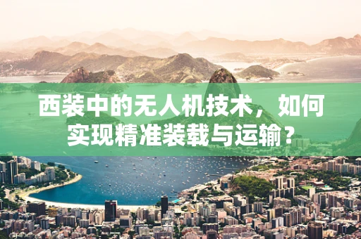 西装中的无人机技术，如何实现精准装载与运输？
