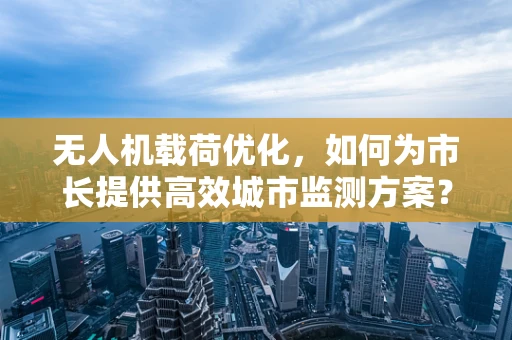 无人机载荷优化，如何为市长提供高效城市监测方案？