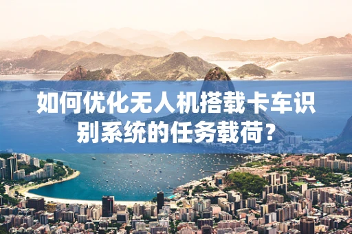 如何优化无人机搭载卡车识别系统的任务载荷？