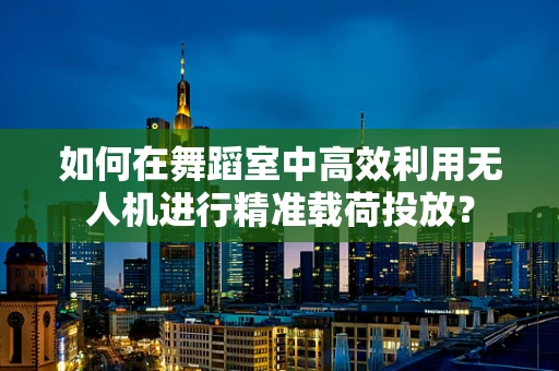 如何在舞蹈室中高效利用无人机进行精准载荷投放？