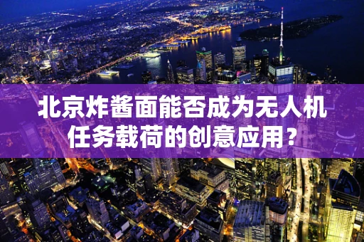 北京炸酱面能否成为无人机任务载荷的创意应用？