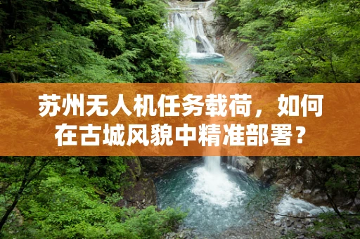 苏州无人机任务载荷，如何在古城风貌中精准部署？