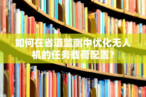 如何在省道监测中优化无人机的任务载荷配置？