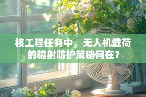核工程任务中，无人机载荷的辐射防护策略何在？