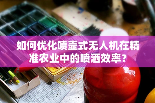 如何优化喷壶式无人机在精准农业中的喷洒效率？