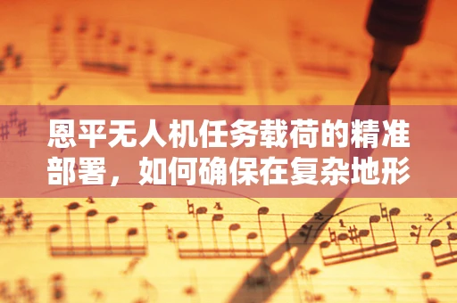 恩平无人机任务载荷的精准部署，如何确保在复杂地形中的高效作业？