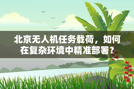 北京无人机任务载荷，如何在复杂环境中精准部署？