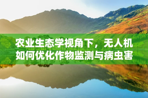 农业生态学视角下，无人机如何优化作物监测与病虫害管理？