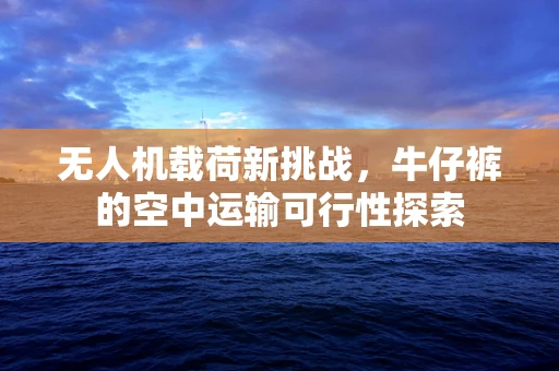 无人机载荷新挑战，牛仔裤的空中运输可行性探索