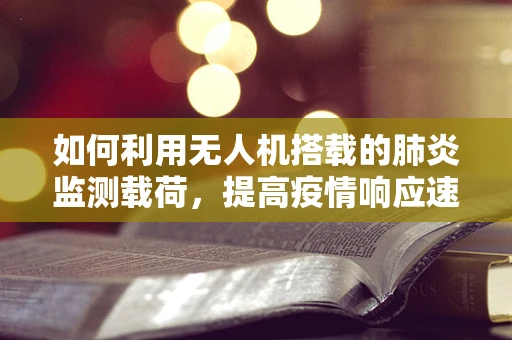 如何利用无人机搭载的肺炎监测载荷，提高疫情响应速度？