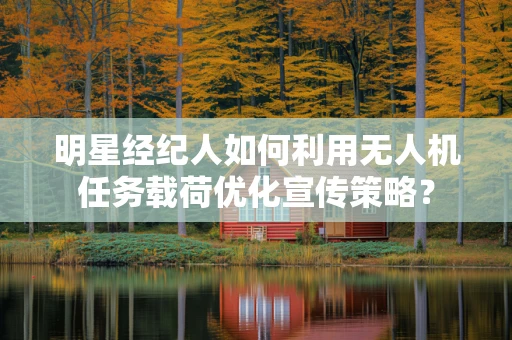明星经纪人如何利用无人机任务载荷优化宣传策略？
