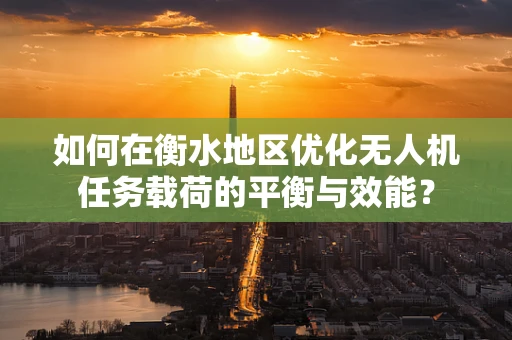 如何在衡水地区优化无人机任务载荷的平衡与效能？
