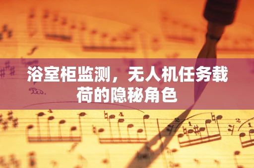 浴室柜监测，无人机任务载荷的隐秘角色