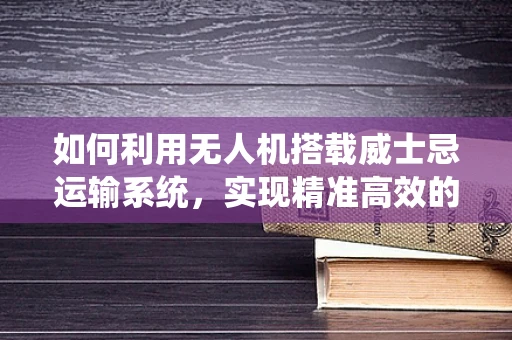 如何利用无人机搭载威士忌运输系统，实现精准高效的酒类配送？