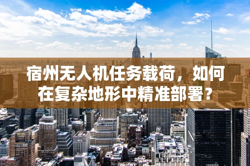 宿州无人机任务载荷，如何在复杂地形中精准部署？