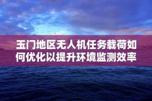 玉门地区无人机任务载荷如何优化以提升环境监测效率？