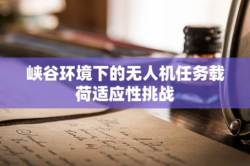 峡谷环境下的无人机任务载荷适应性挑战