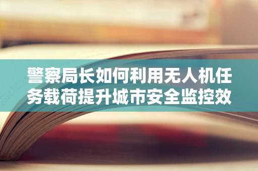 警察局长如何利用无人机任务载荷提升城市安全监控效率？
