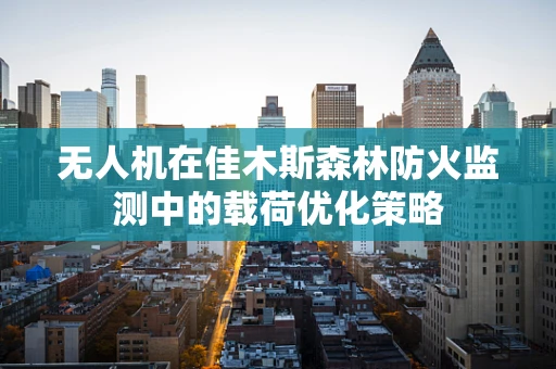 无人机在佳木斯森林防火监测中的载荷优化策略