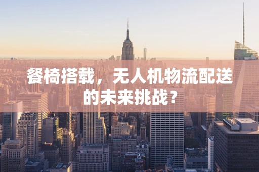 餐椅搭载，无人机物流配送的未来挑战？