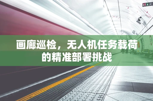 画廊巡检，无人机任务载荷的精准部署挑战