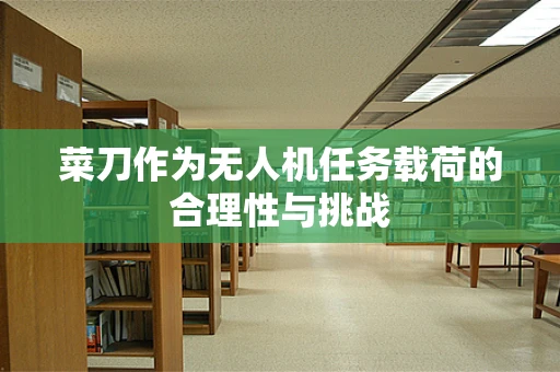 菜刀作为无人机任务载荷的合理性与挑战