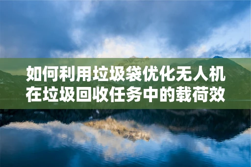 如何利用垃圾袋优化无人机在垃圾回收任务中的载荷效率？