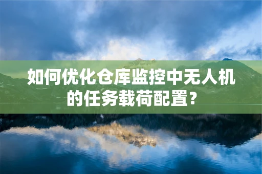 如何优化仓库监控中无人机的任务载荷配置？