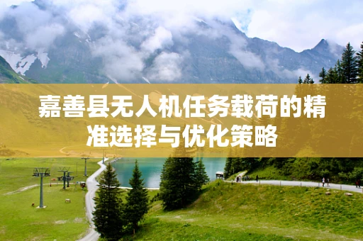 嘉善县无人机任务载荷的精准选择与优化策略