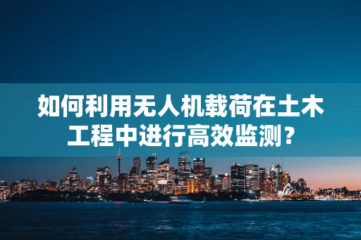如何利用无人机载荷在土木工程中进行高效监测？