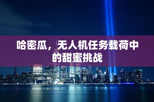 哈密瓜，无人机任务载荷中的甜蜜挑战