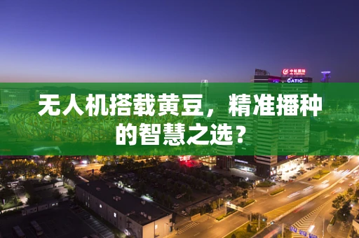 无人机搭载黄豆，精准播种的智慧之选？